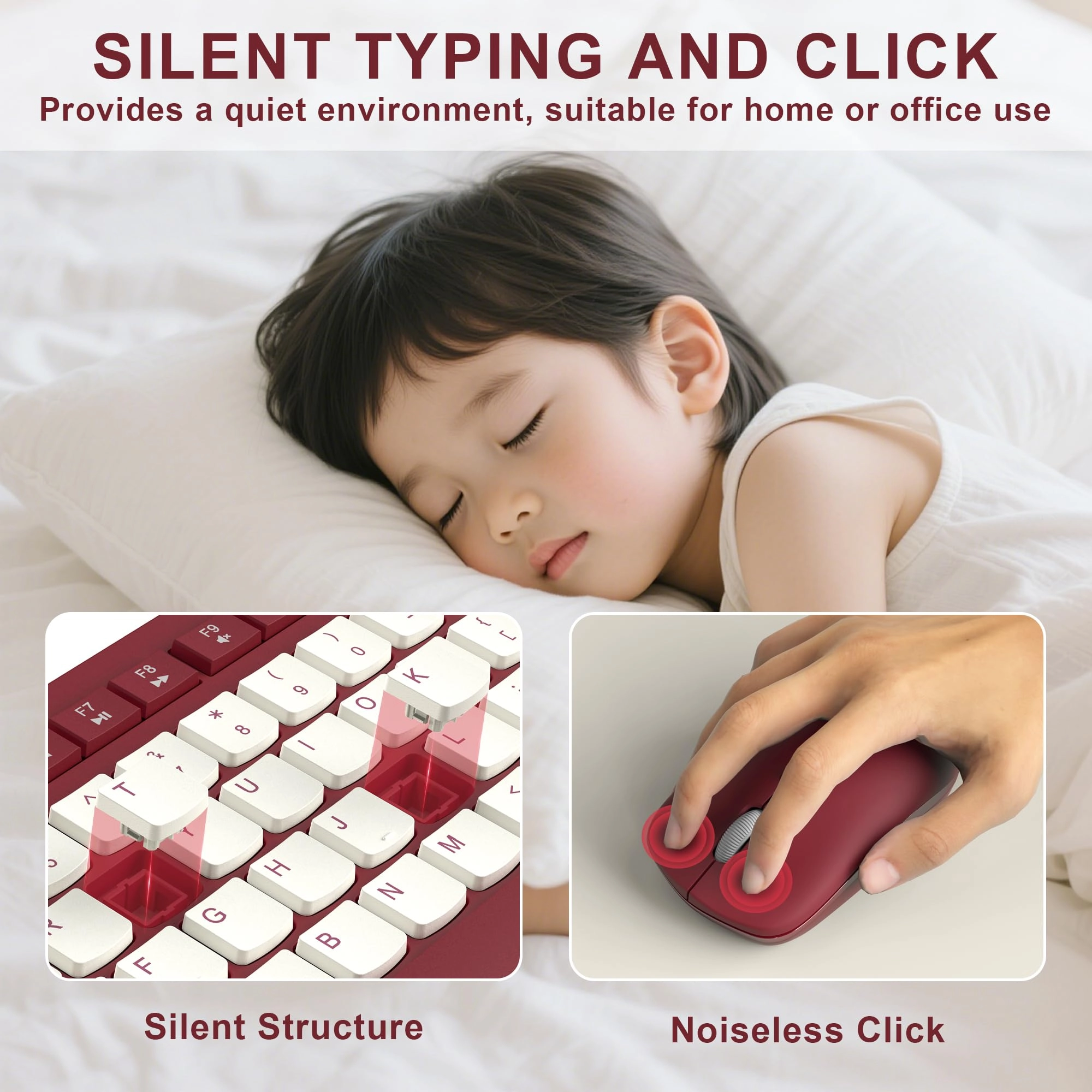 Ergonomic Wireless Keyboard - Wired