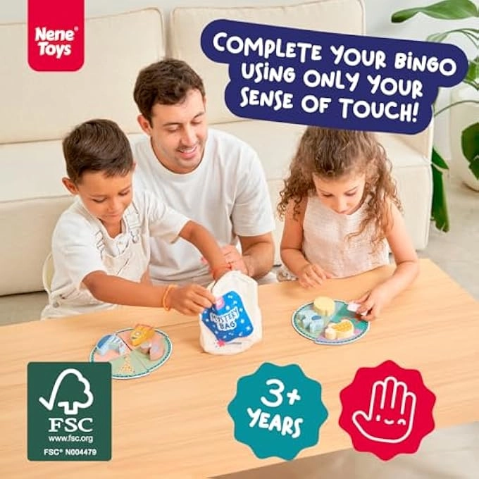 FEEL-AND-MATCH BINGO GAME - 3-5 years