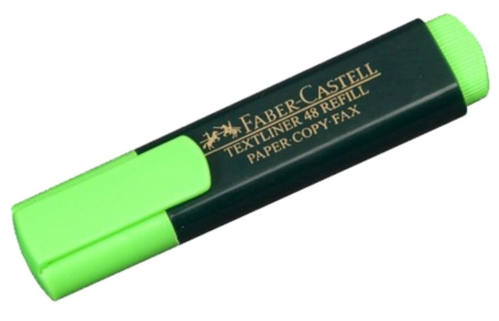 TextLiner 48 - Green Chisel Tip