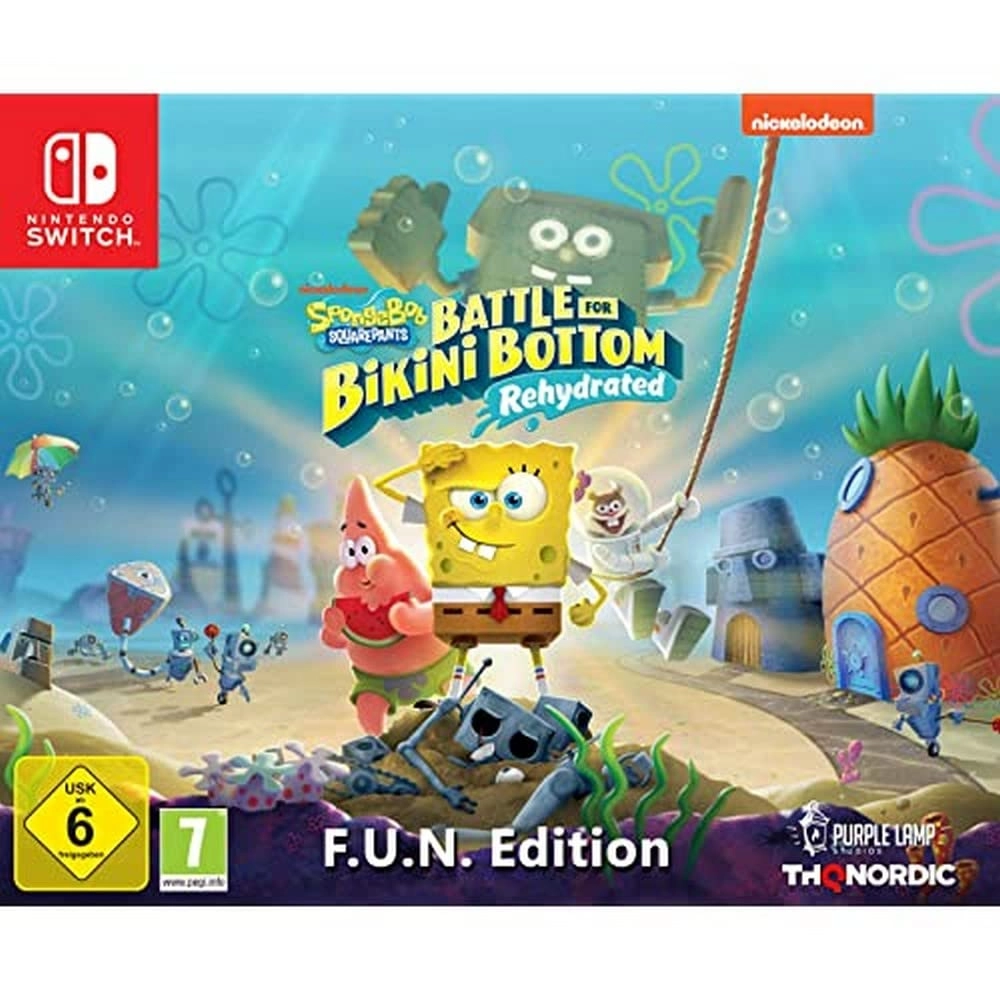 THQ Nordic SpongeBob Squarepants: Battle For Bikini Bottom - Rehydrated F.U.N. Edition - Nintendo Switch
