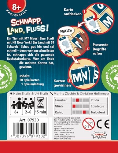 Schnapp, Land, Fluss! - Kartenspiel (German)