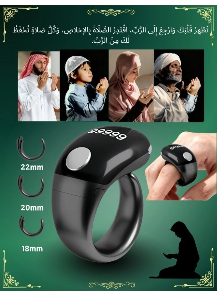 OLED Display - Skin-Friendly Adjustable Silicone; TYPE-C Charging Port