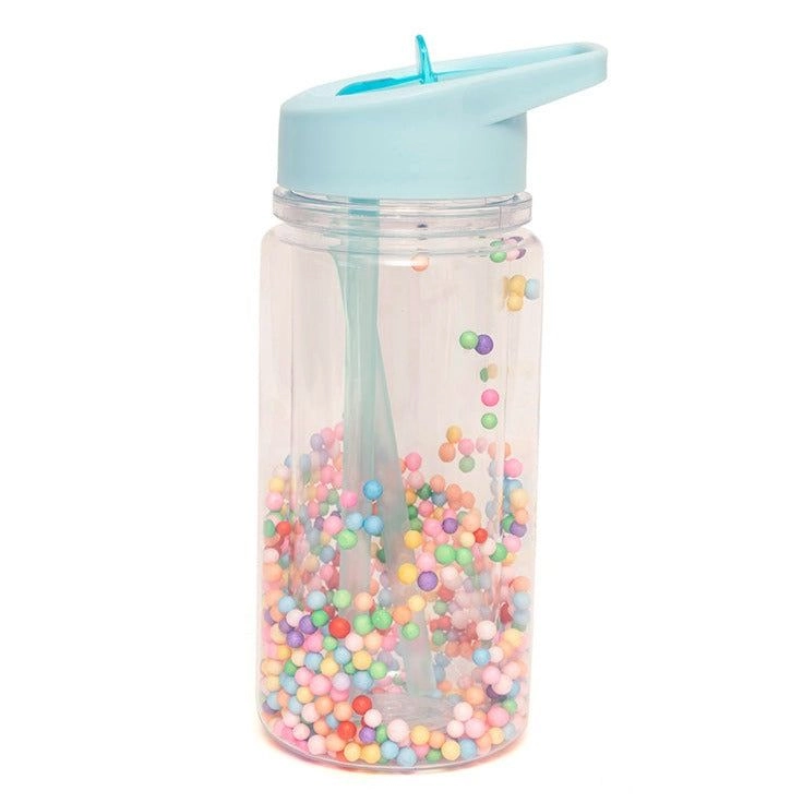 Double Wall Water Bottle Built-in straw Tritan 300 ml