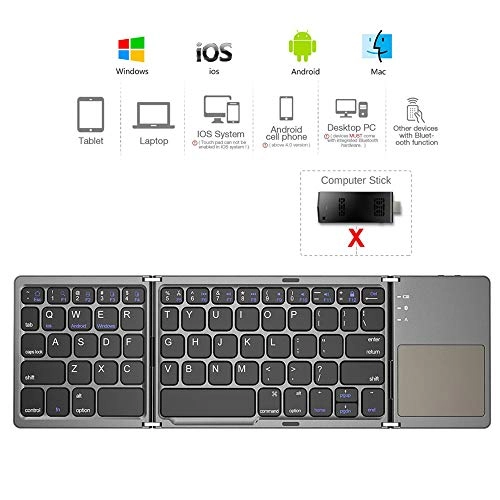 Folding Mini Keyboard - US Wireless