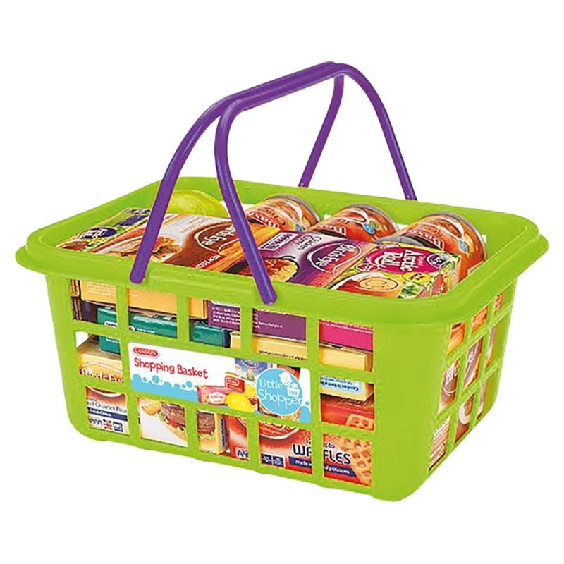 Shopping Basket With Food - 20pcs (WB-628)