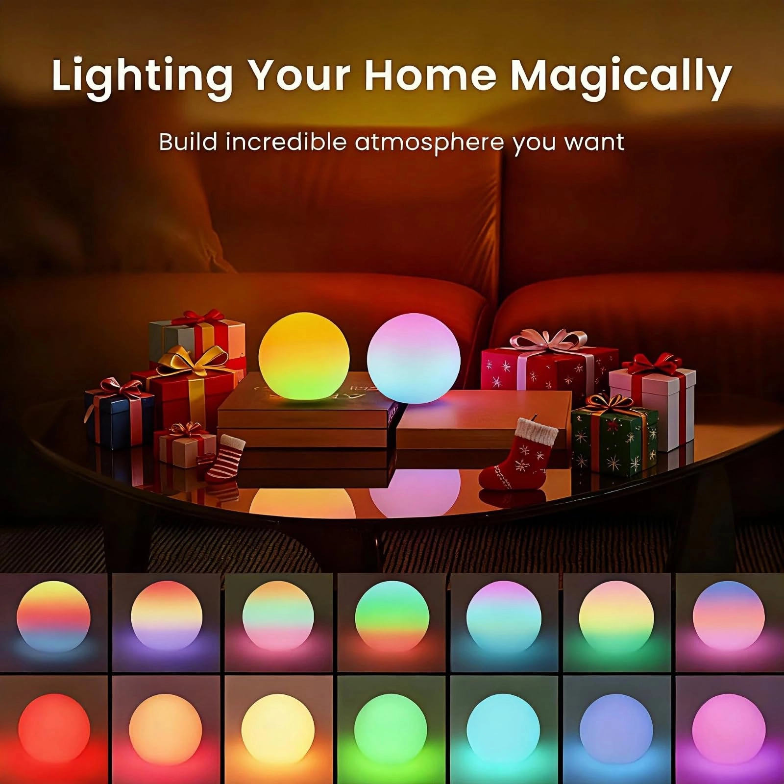 3inch - Floating Pool Lights Color Changing Rechargeable