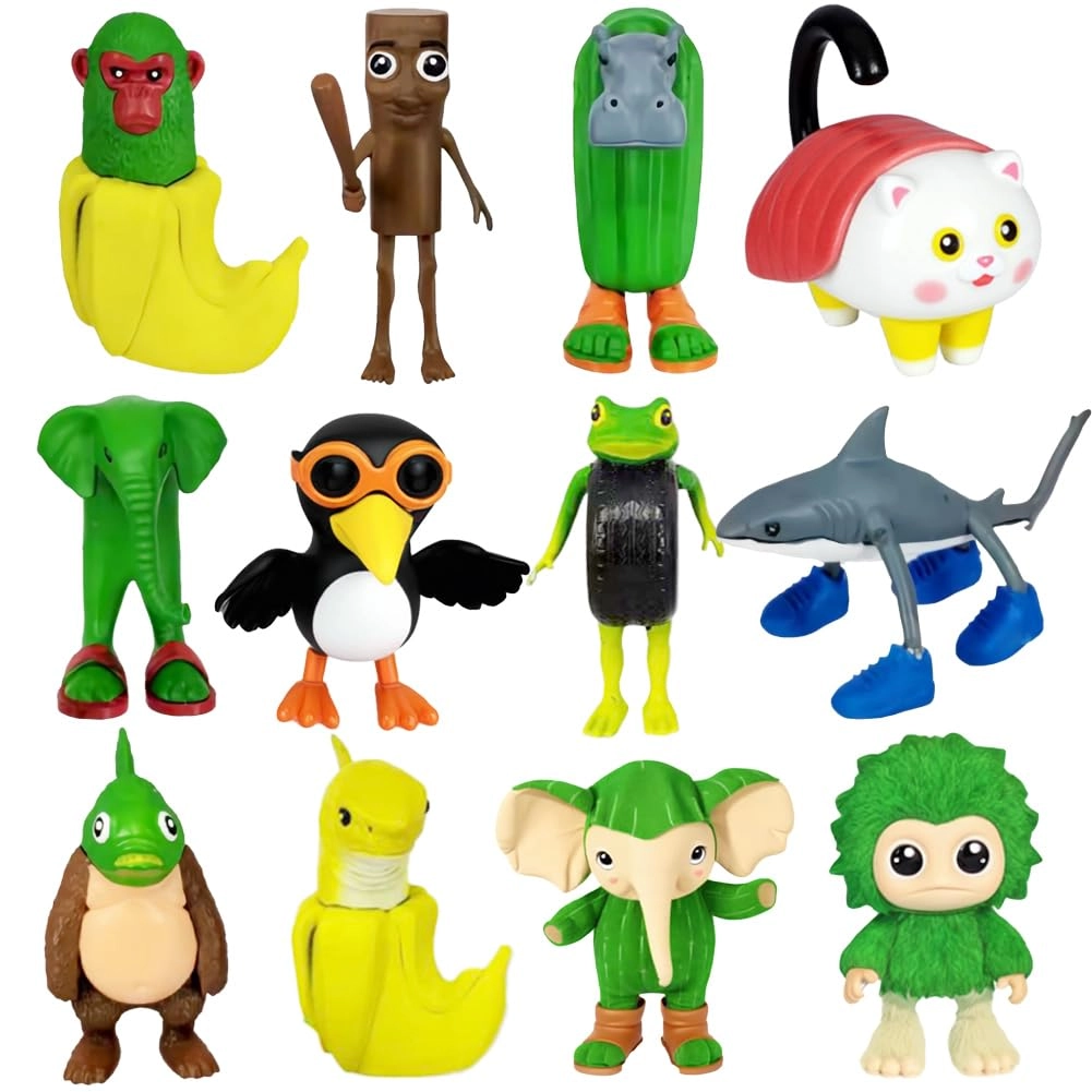 Dlishka Brain Red - Italian Figures (Italian toy Brainrot) 12 pcs