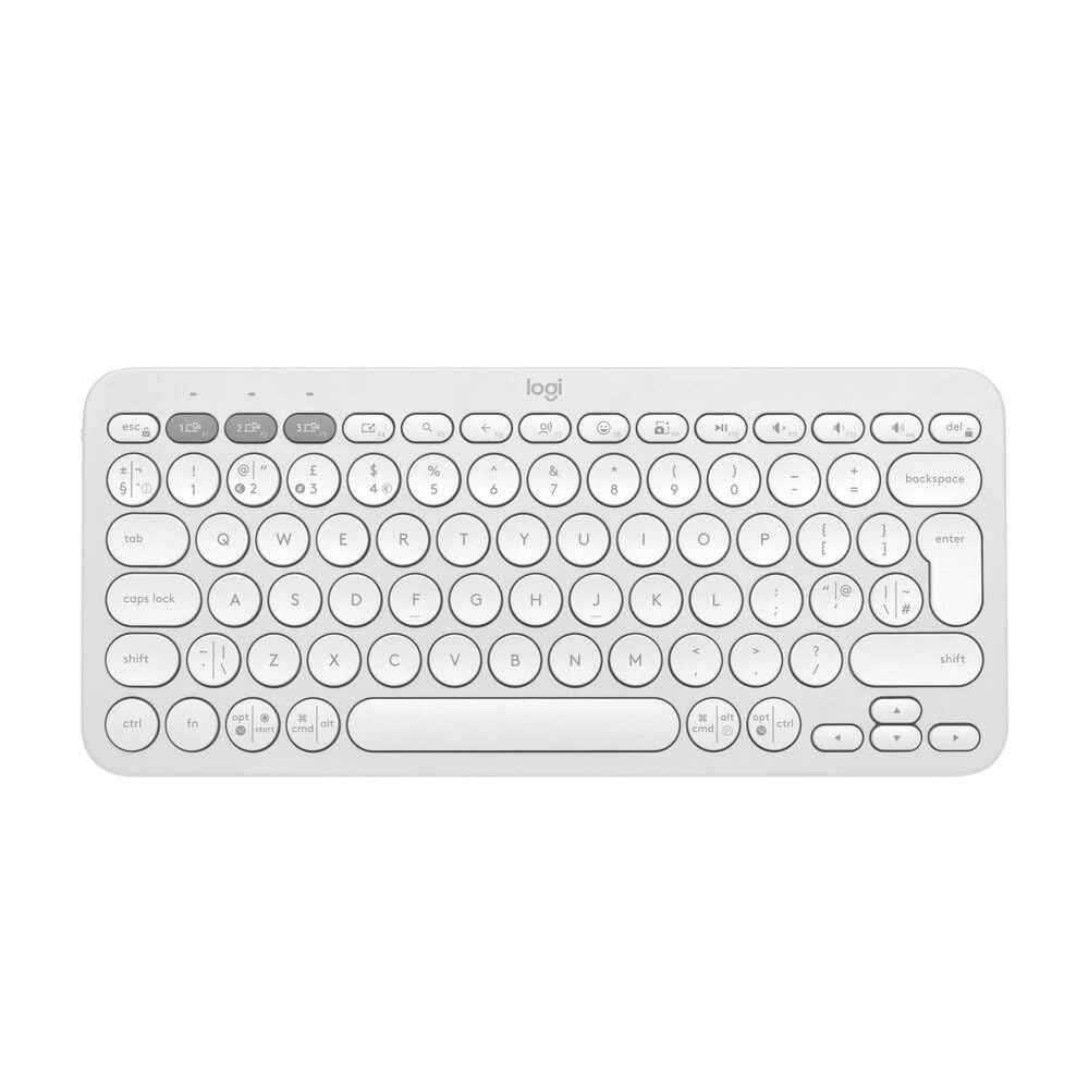 Logitech, Logitech Pebble Keys 2 K380s - QWERTY Wireless