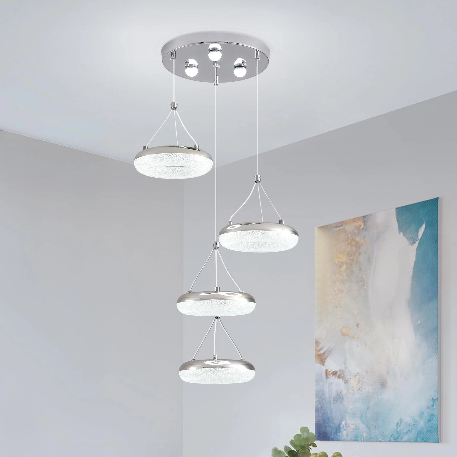 HUA QIANG WANG Ring Chandelier