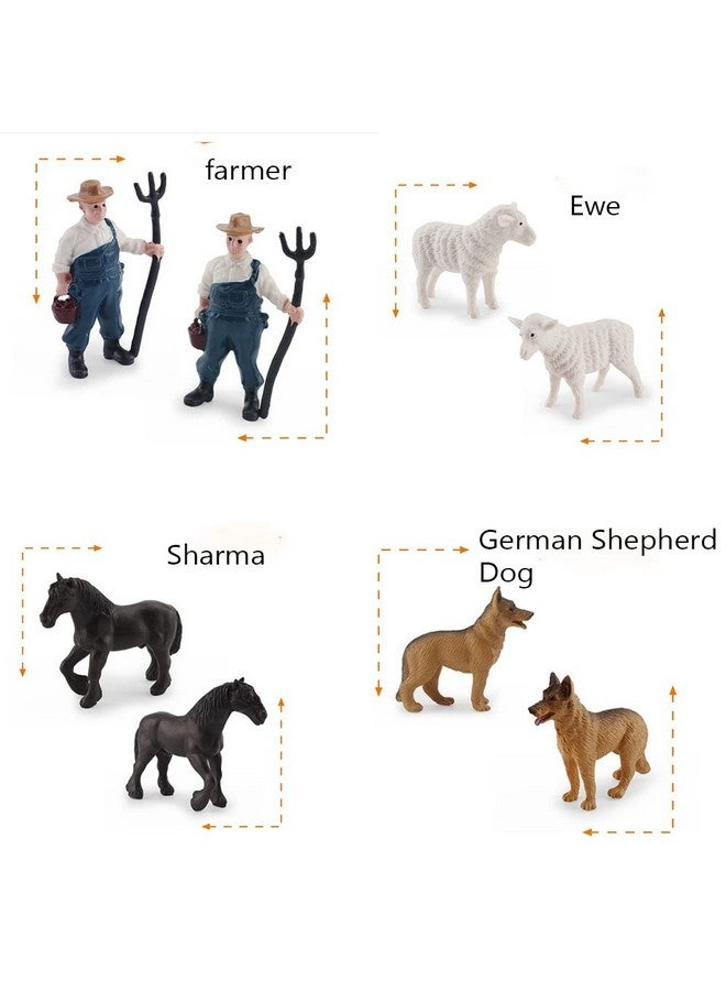 Animal Figurines - 10Pcs