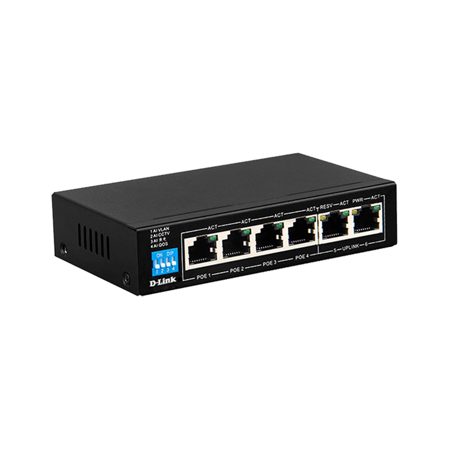D-Link Australia DES-F1006P-E - 6-ports