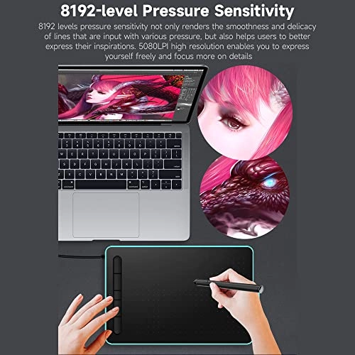 Smart Graphics Tablet - 215*135mm 8192 levels