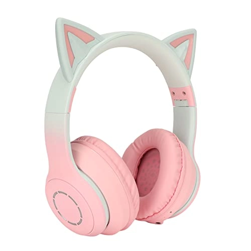 Cute Cat Ear Gaming Headphones Wireless Headset