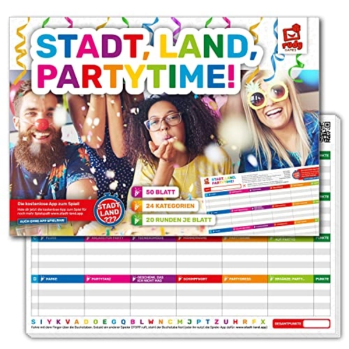 City, Country, Partytime - German 8 years and up