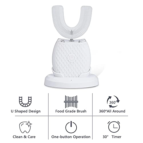 U Shaped Electric Toothbrush - IPX7 4 Modes