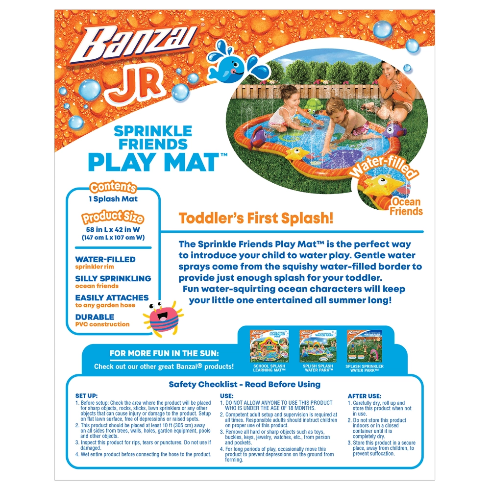 Sprinkle Friends Play Mat - 18 months