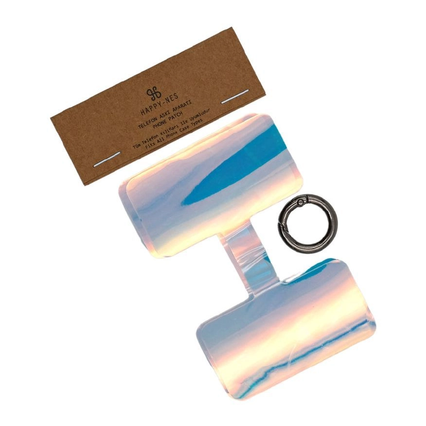 HAPPY-NES Phone Hook Patch - for Lanyard Phone Straps use between phone and case