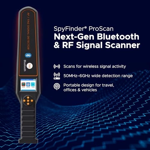 ProScan - Bluetooth GPS RF Detector 50MHz-6GHz Portable