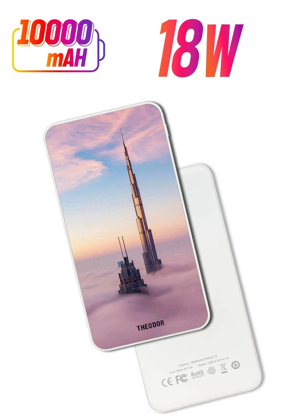 Theodor PPBA064 - 10000mAh 18W PD