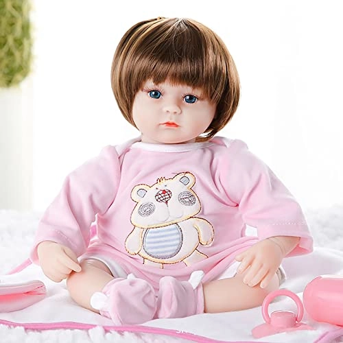Reborn Baby Doll - 16.5 Inch Vinyl Toddler Girl