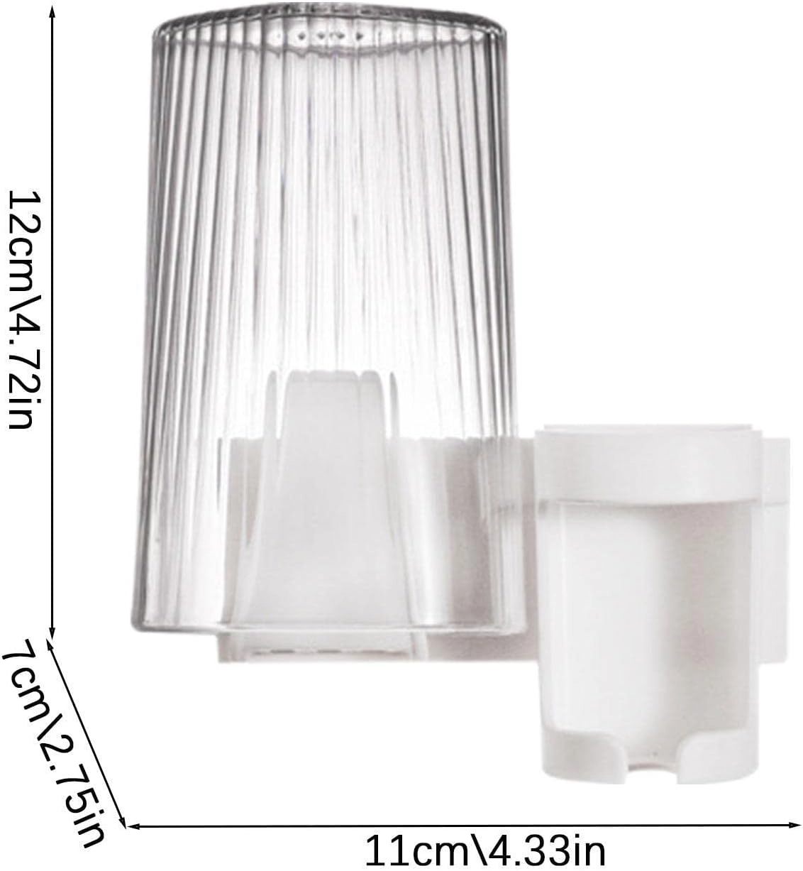 Toothbrush Wall Holder - Wall Mounted 2 Pcs