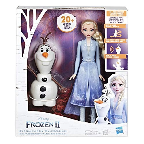 Elsa Fashion Doll + Olaf Figure
