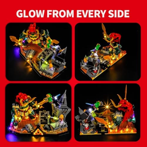 The Legend of Zelda Ocarina of Time - The Last Battle (77093) - LED Lighting Compatible Light Set