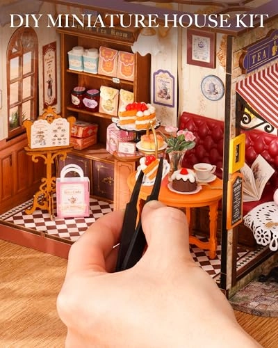 DIY Miniature House Kit - Leisure Time Tea Room