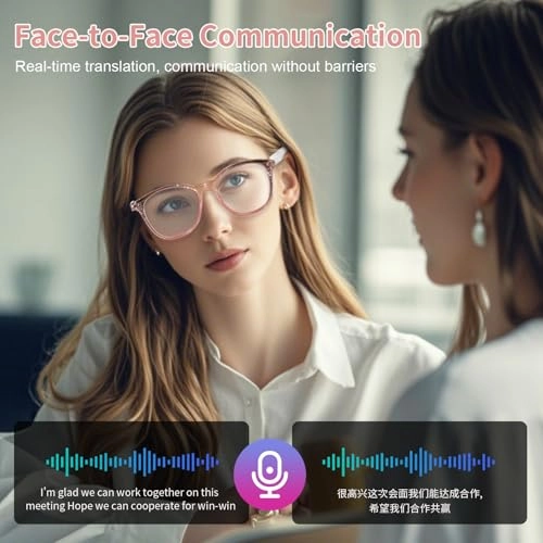 Bluetooth Audio Smart Glasses - Clear Lens Open-ear Remote Shooting