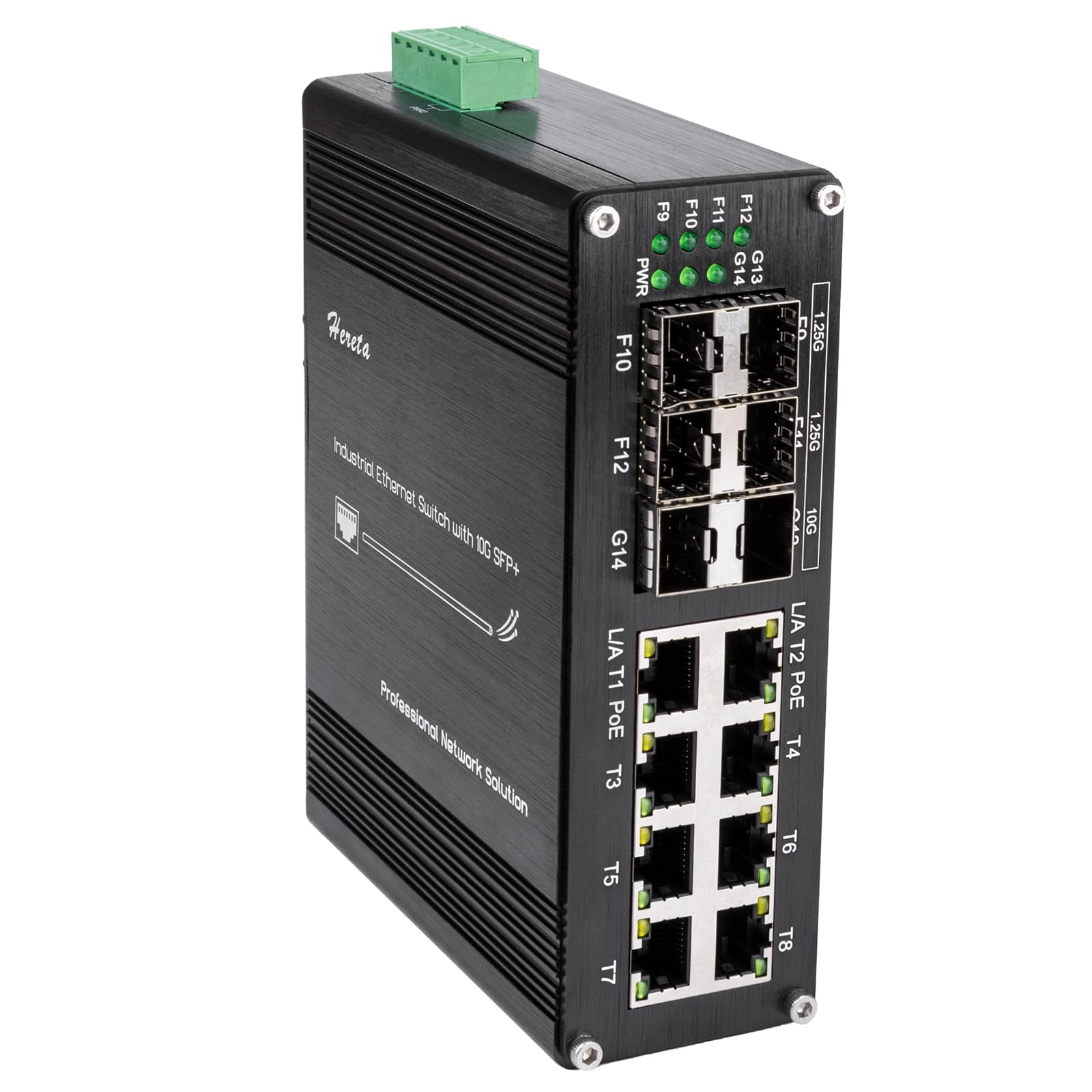 Hereta 6SFP+8 RJ45 Ports with PoE 8-ports