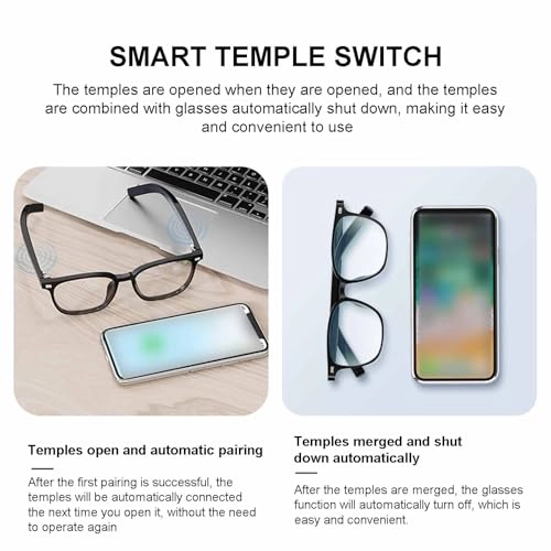 Smart Glasses - Magnetic Suction Night Vision 98% Blue Light Blocking