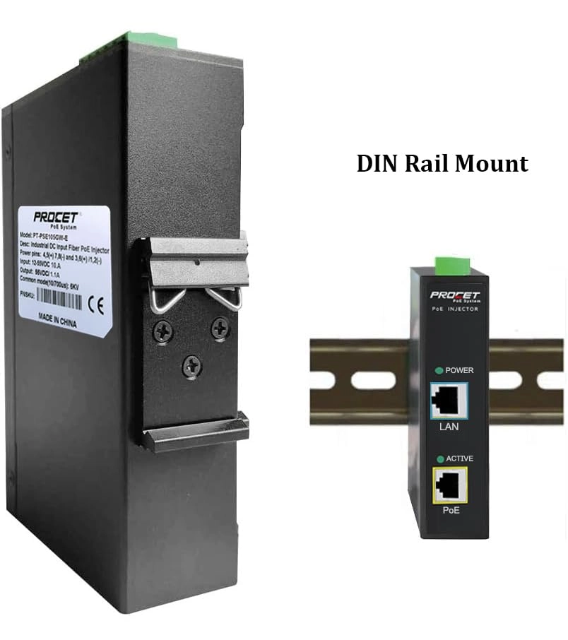 PT-PSE105GW-E-10 - 55V 60W 2 PoE pairs IEEE802.3bt 2.5GbE/5GbE/10GbE