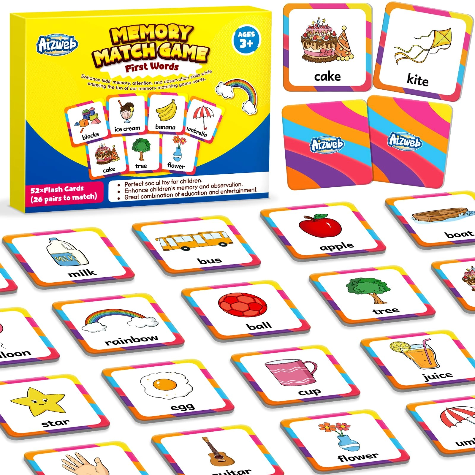 Alphabet Match Game - 3+ 52 pieces