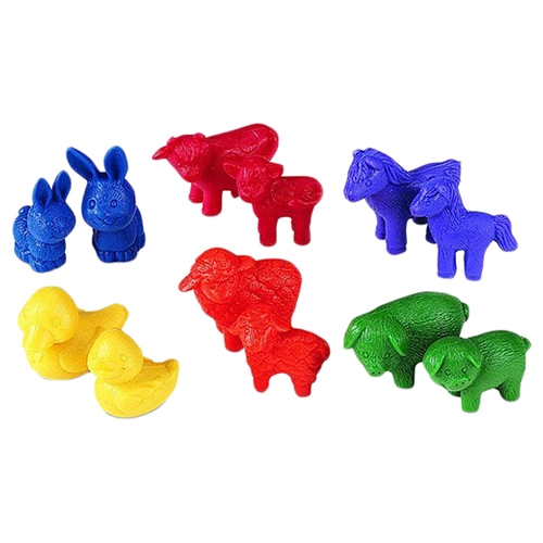 Assorted Animals - Suitable for 3 years & above 72 pieces