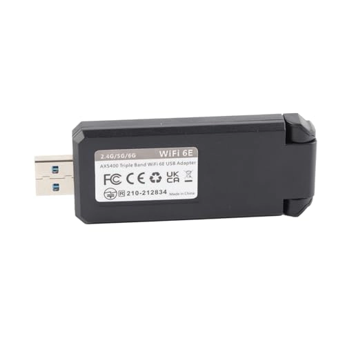 WiFi 6E Adapter - 2.4G/5G/6G USB3.0 Wireless