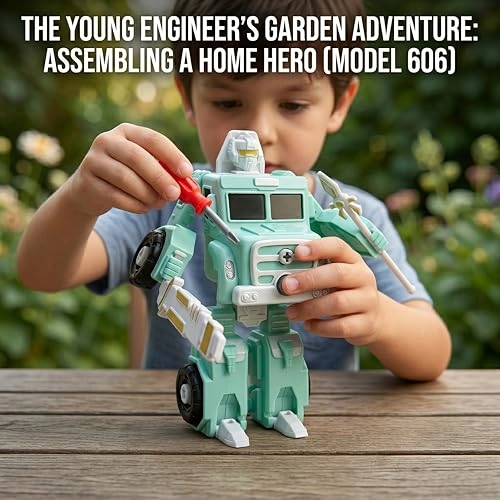 606 Diy Disassembly Robot Hero - 2-in-1 Teal