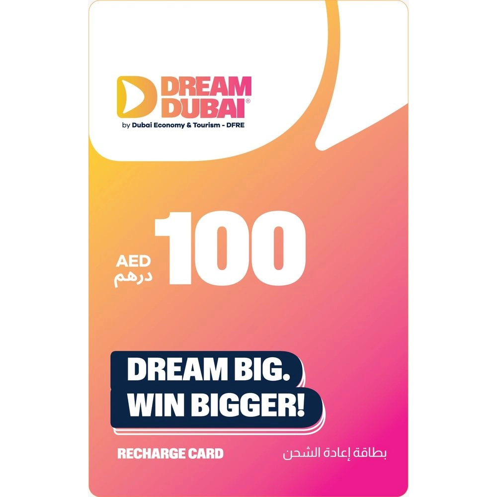 DREAM DUBAI (UAE) Wallet Recharge Card - 100 AED