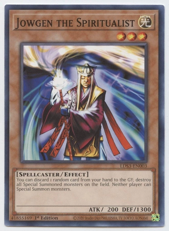 Yu-Gi-Oh! Jowgen The Spiritualist LDS3-EN003 - 1st Edition