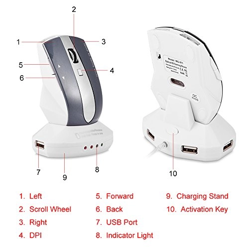 X13 Gaming Ergonomic Mouse - Bluetooth