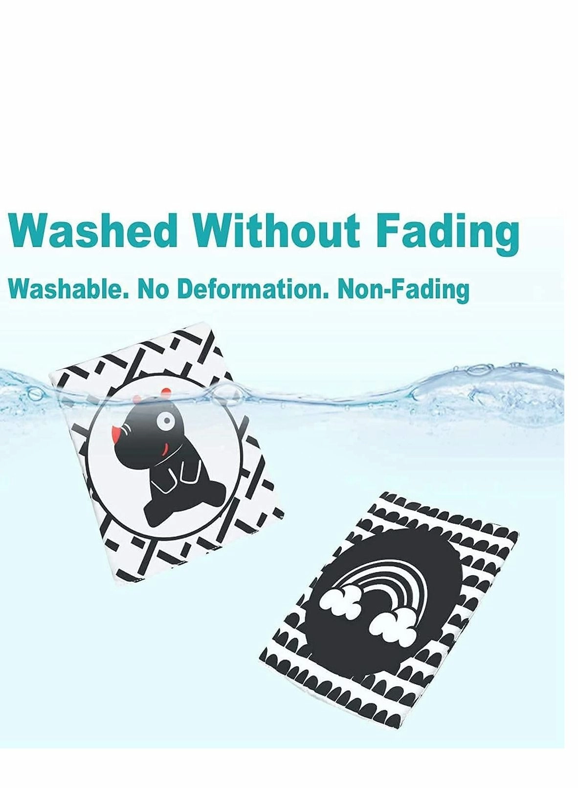 Black and White Letter Cloth Book