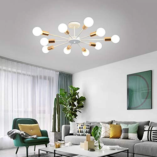 Modern Sputnik Chandeliers - Dimmable