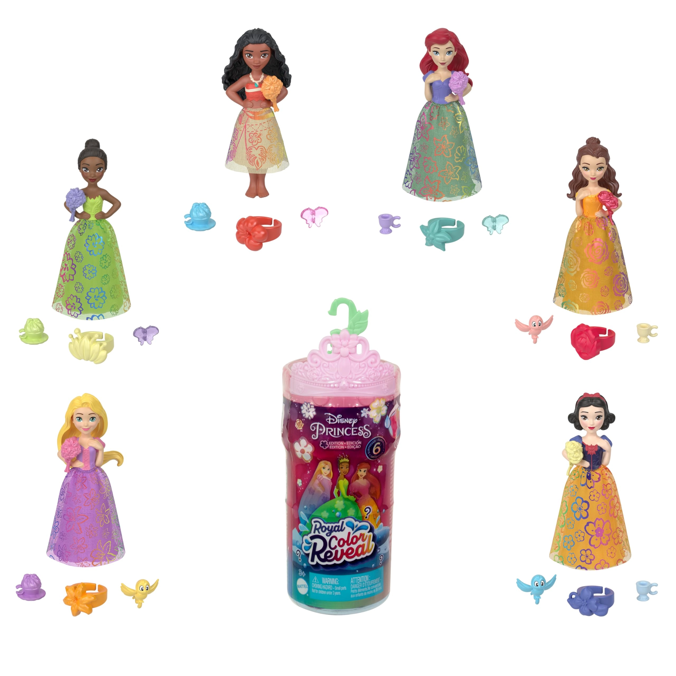 Disney Princess Royal Color Reveal - Garden Party Series 6 Surprises Scented Ring