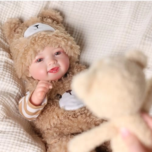 Mia Reborn Baby Doll - 17-inch Vinyl Cotton Ages 3+