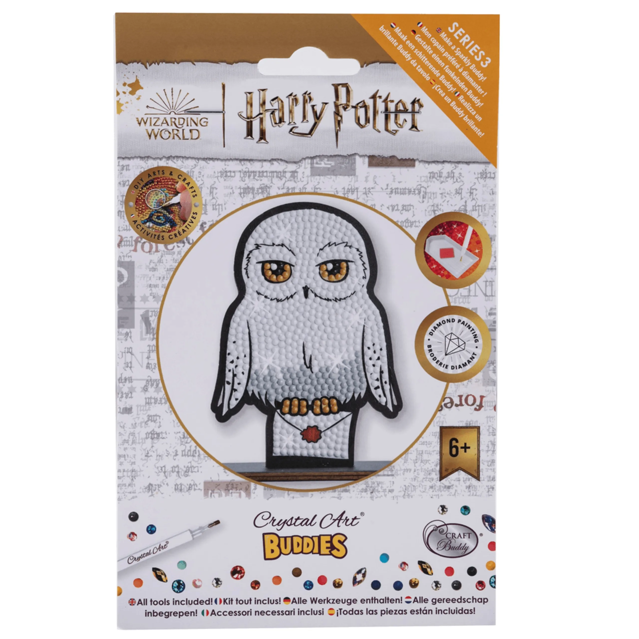 CRAFT Buddy Hedwig Crystal Art Buddies - 6+ years