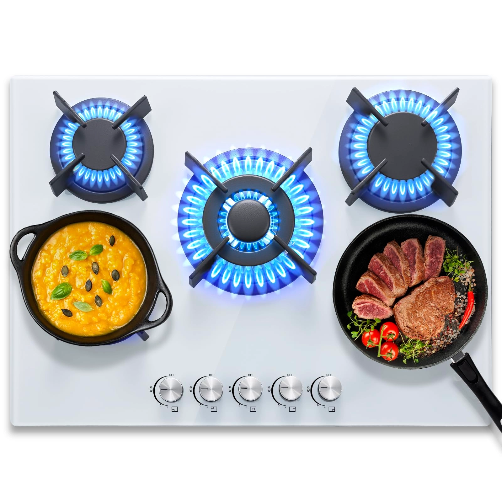 SNDOAS YY-GHE705C2W Gas hob