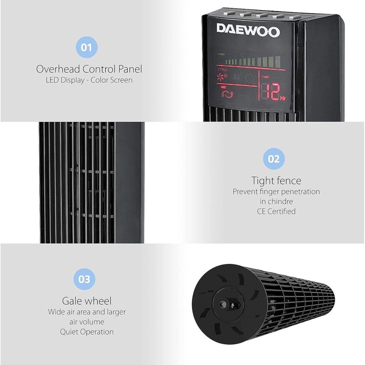 DTF-36DR - Tower Fan 36 inches 45W