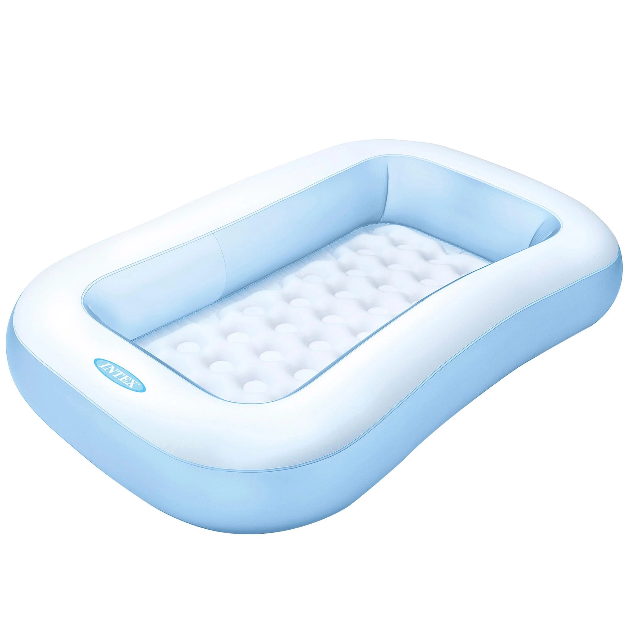 Intex Inflatable Rectangular Baby Pool - 166x100cm Blue