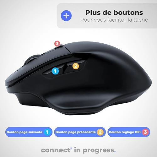 HELO Ergonomic Vertical Mouse - Wireless