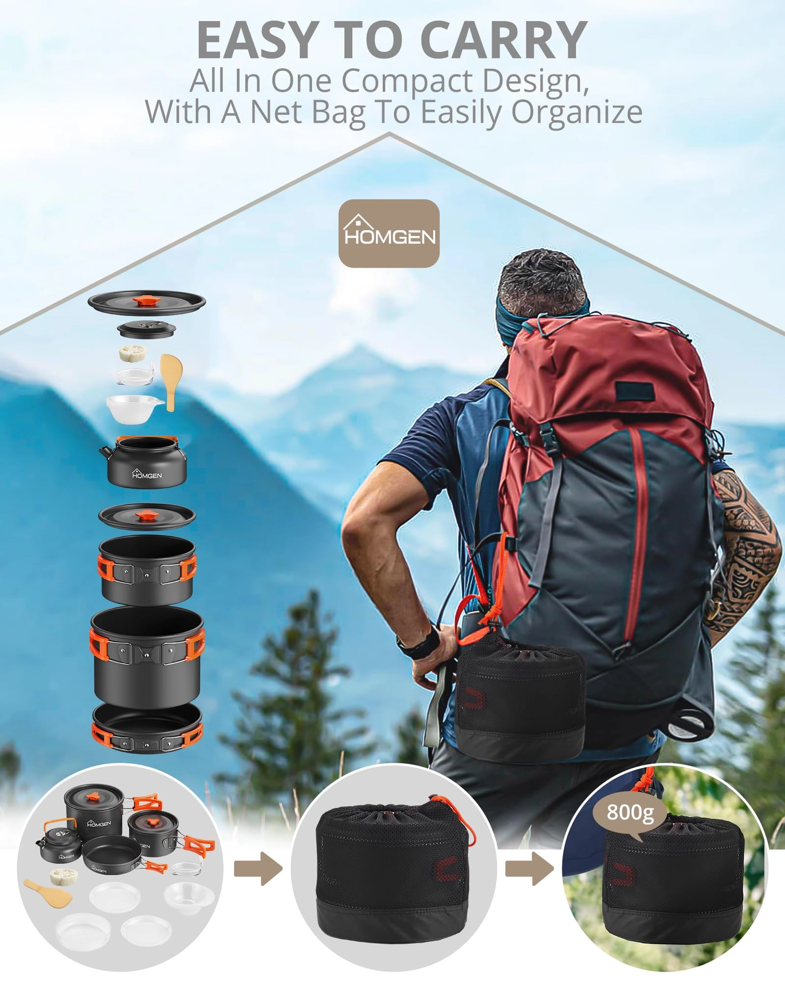 Camping Cooking Set - 16 piece(s)