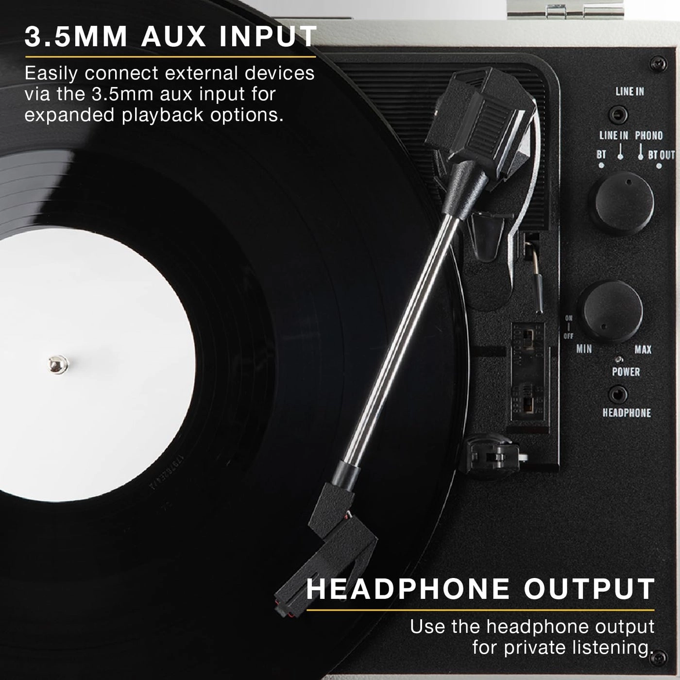 Journey II - Bluetooth Suitcase 3-Speed Turntable